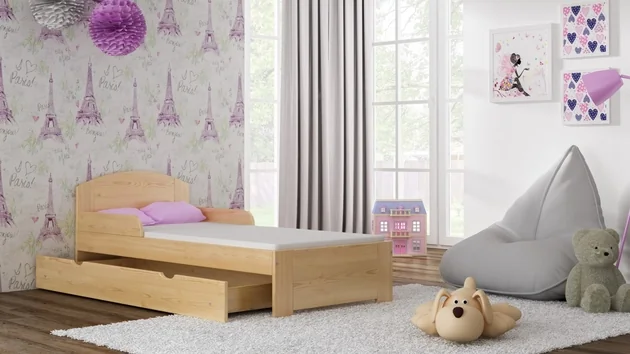 tip-article-image-Naturalny urok - estetyka i design dziecięcych łóżek z drewna sosnowego.