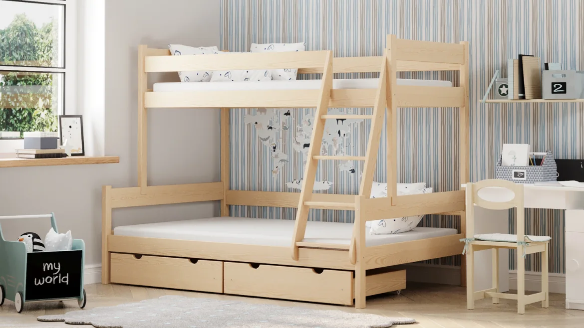 Naturalny urok - estetyka i design dziecięcych łóżek z drewna sosnowego.-tip-image
